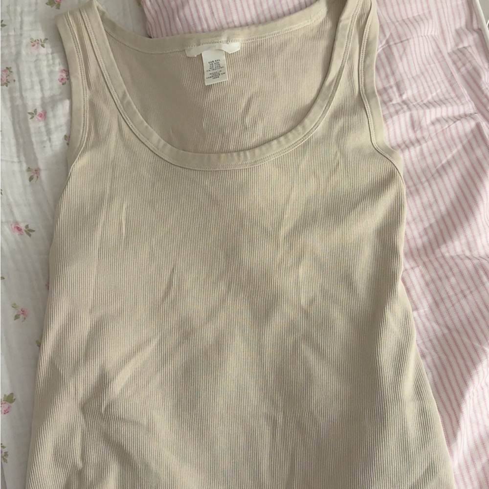 H&M Beige Tank Top